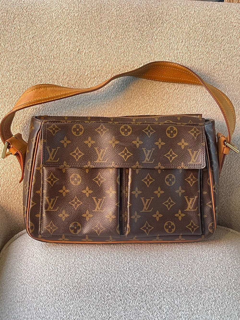 Louis Vuitton Vivacité GM Monogram Vintage Shoulder Bag - Excellent Condition
